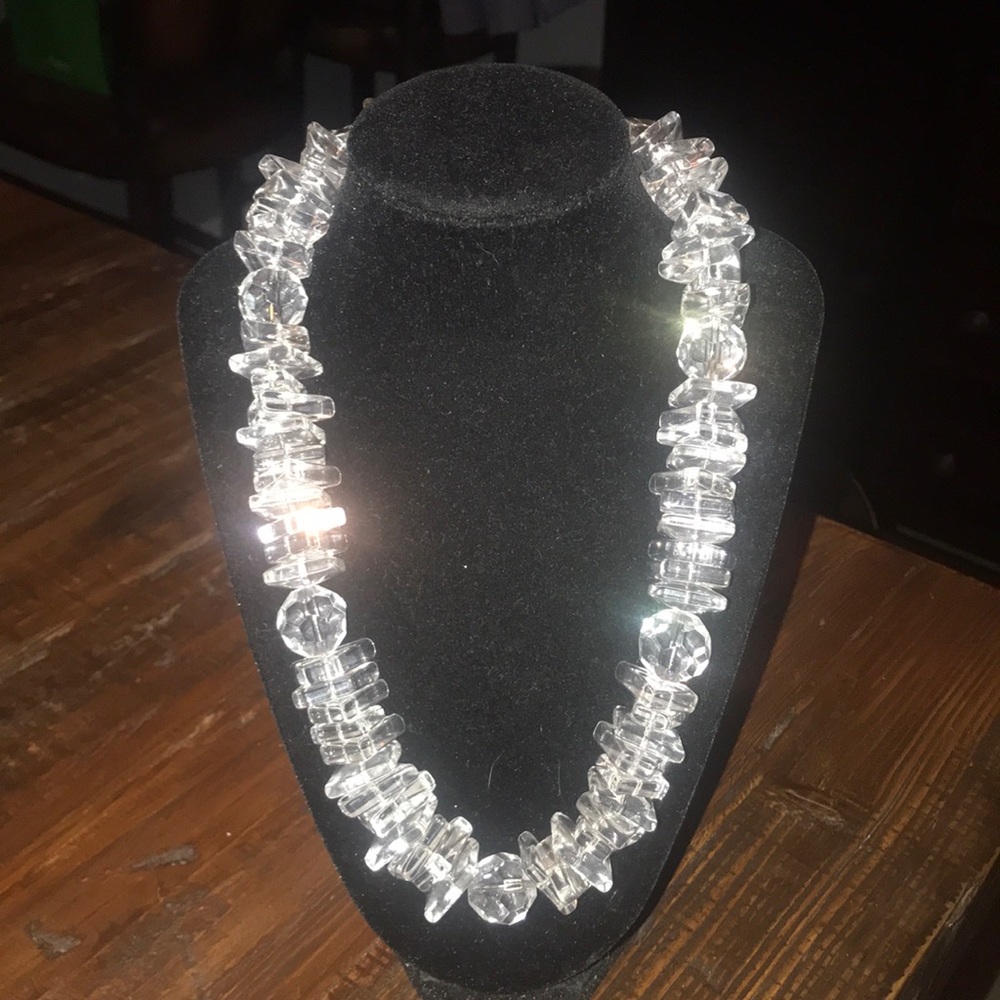 Crystal clear necklace